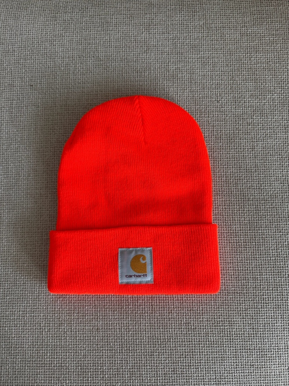 Carhartt Men’s Orange Cuffed Beanie